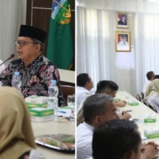 Wakil Bupati Tasikmalaya H. Asep Sopari Al-Ayubi Hadiri Rakor Tim Satuan Tugas Anak Tidak Sekolah (ATS)